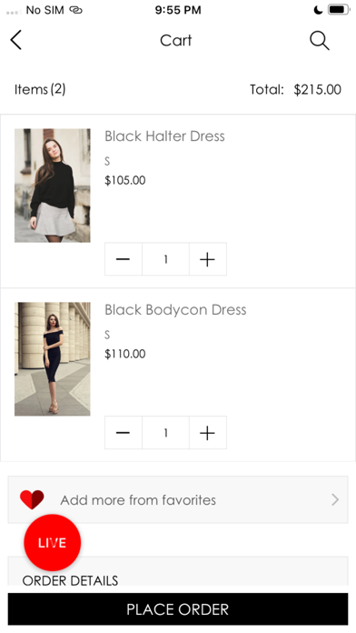 PA Fashion Store Screenshot