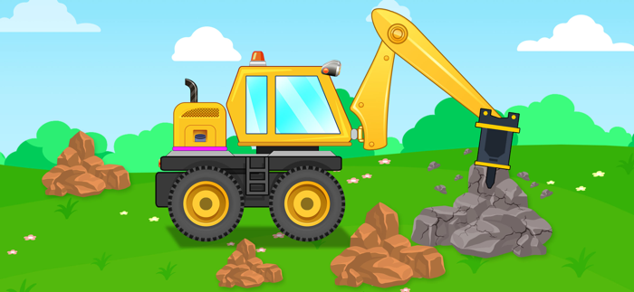 Construct House Building Truck