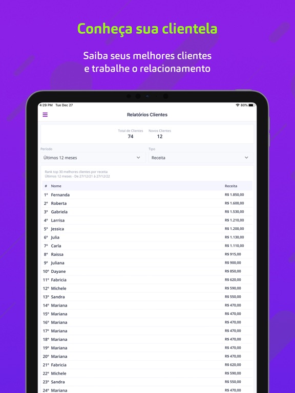 Minha Agenda pra profissionais iPad screenshot 5 - Productivity app