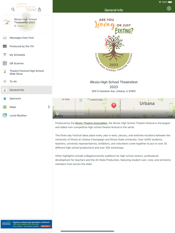 Illinois HS Theatre Fest 2023