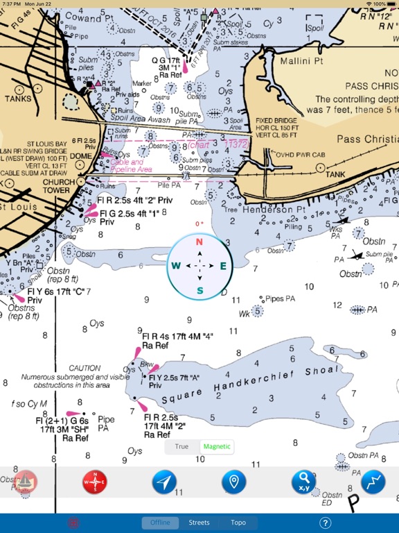 Screenshot #5 pour Mississippi-Alabama Marine Map