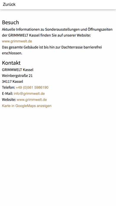 GRIMMWELT Kassel – Blinde Screenshot