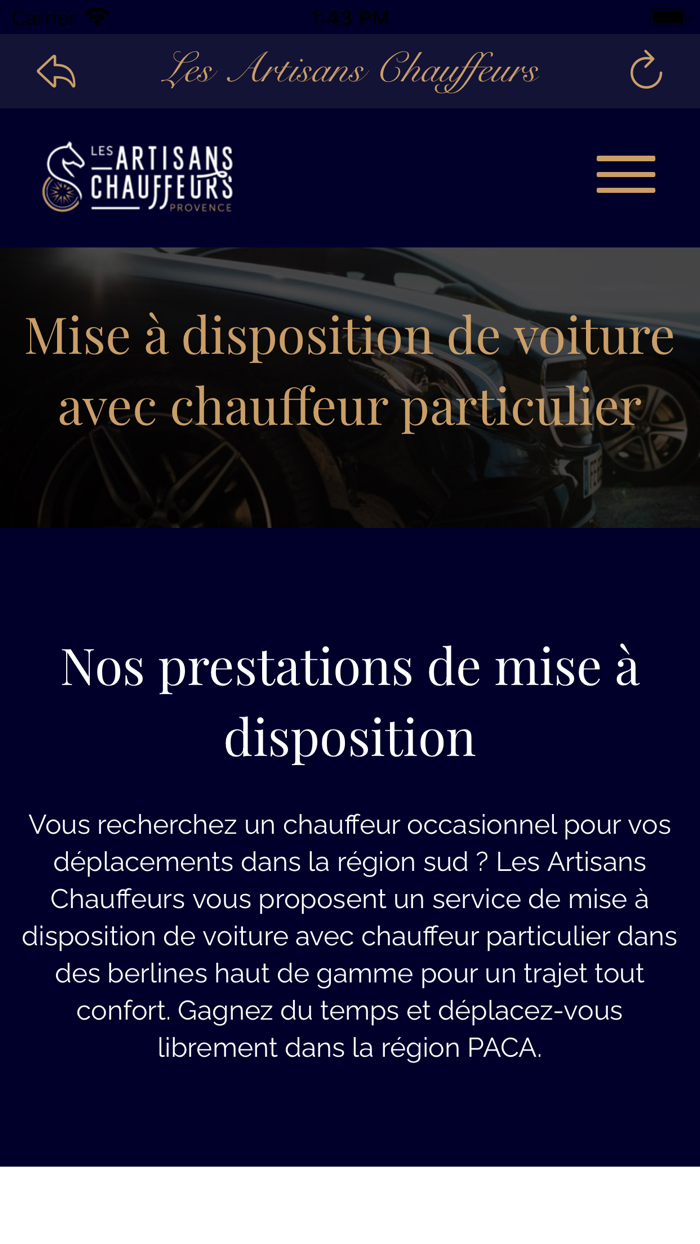 Les Artisans Chauffeurs - VTC
