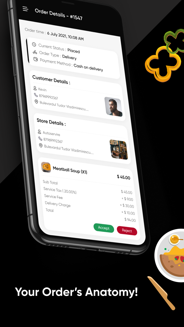 Eatance Food Delivery Store