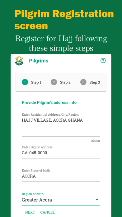 Ghana Hajj Screenshot
