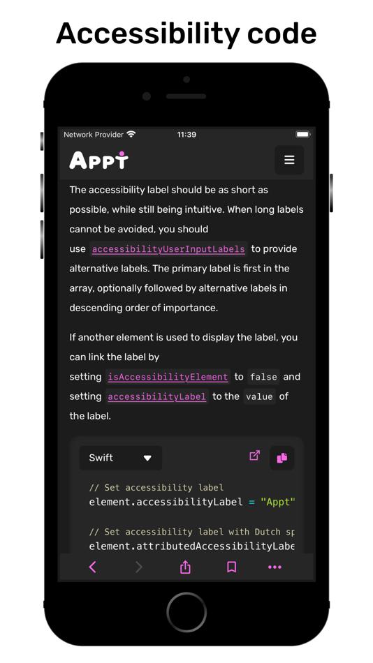 #3. Appt - App accessibility (iOS) 由: Stichting Appt