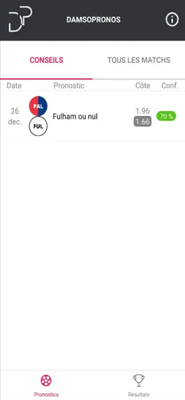 Game screenshot DamsoPronos apk