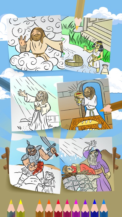 Bible Coloring Pages Games