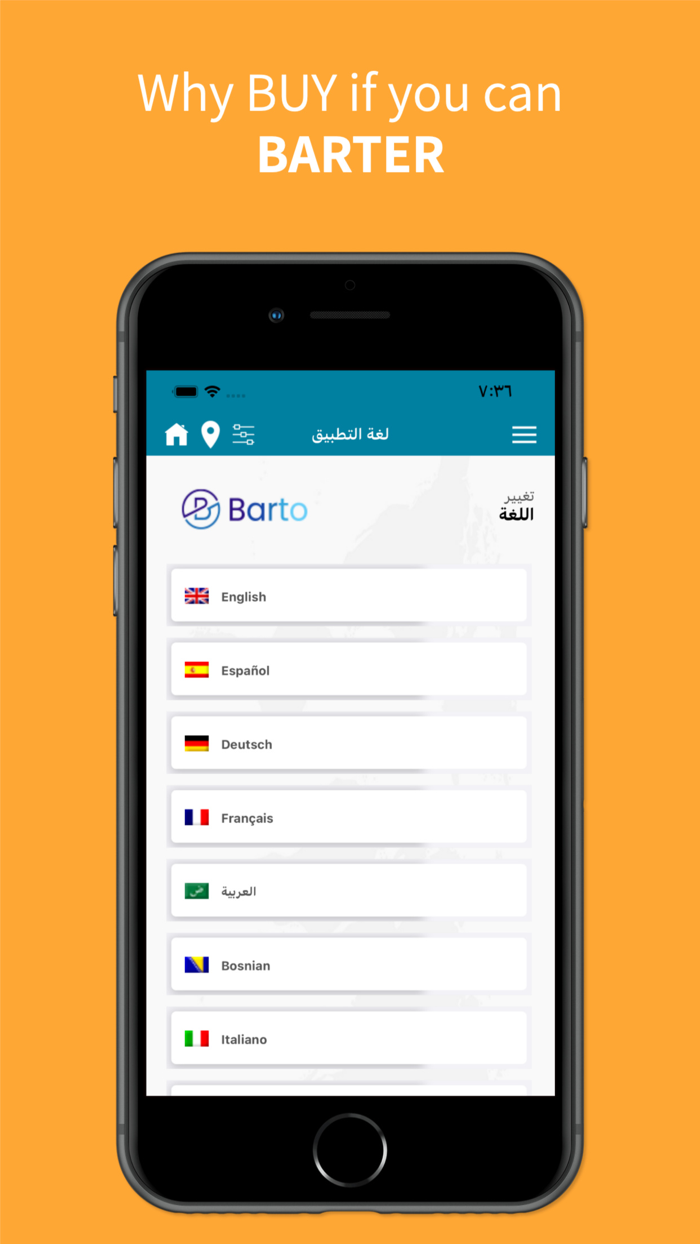 BARTO app