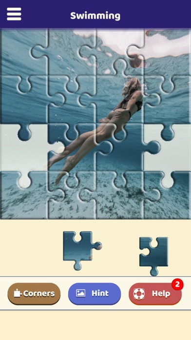 Swimming Puzzle Screenshot