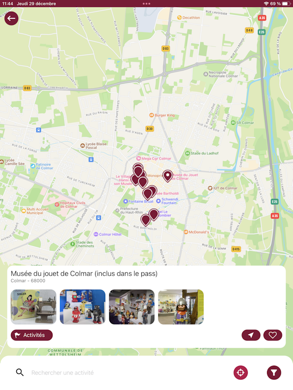 Colmar City Pass iPad screenshot 5 - Travel app