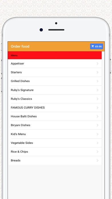 Ruby's Indian Takeaway Screenshot