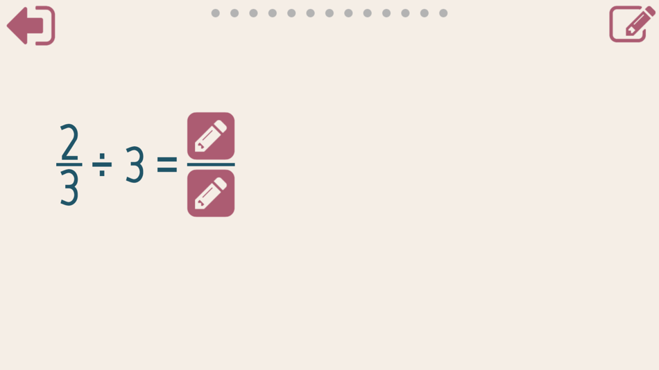 #5. Math Shot Dividing Fractions (iOS) 由: Sergey Malugin