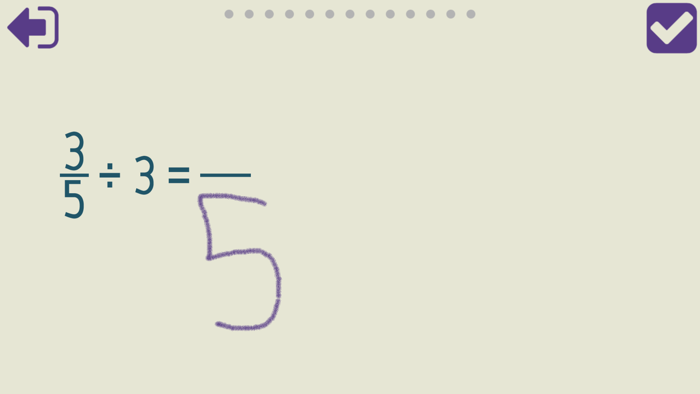 Dividing Fractions Trainer