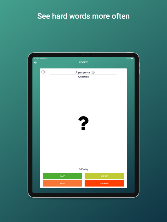 Tobo: Portuguese Words (BR) iPad screenshot 7 - Education app