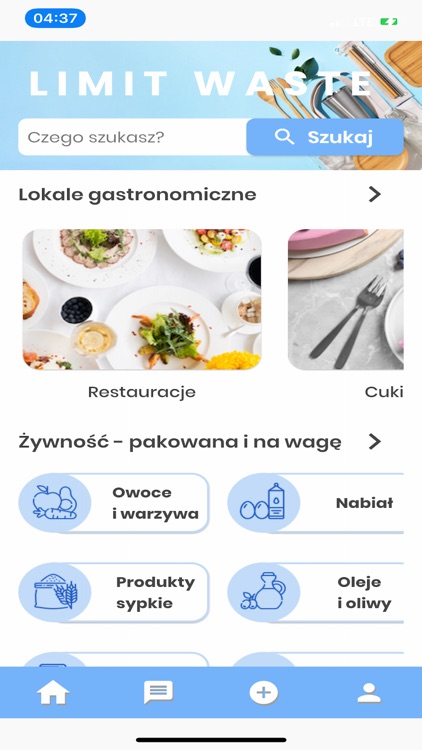 LimitWaste - Baza miejsc