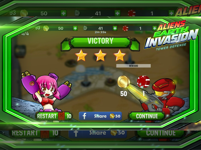 Aliens Earth Invasion TD