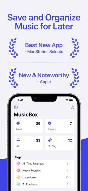 MusicBox: Save Music for Later on the App Store