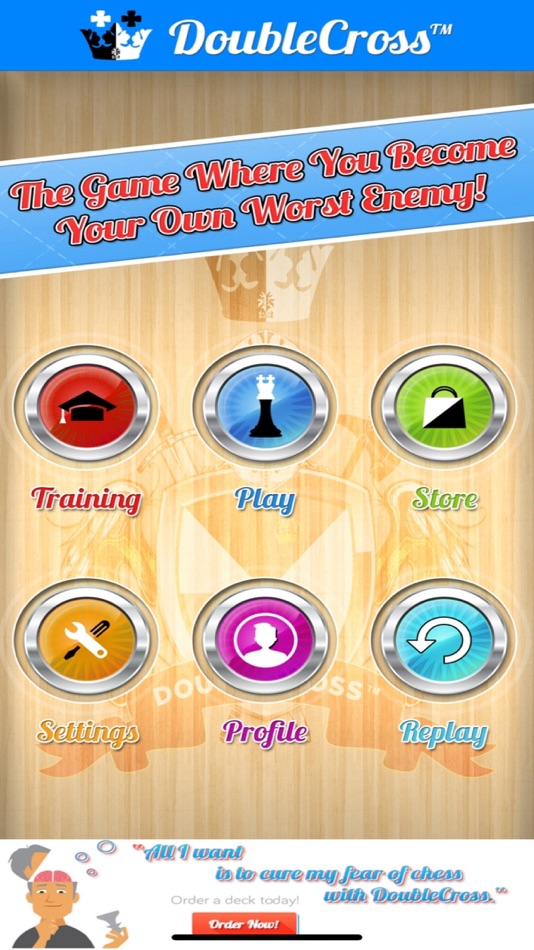 #2. DoubleCross CHESS (iOS) 由: Joanne Dressendofer