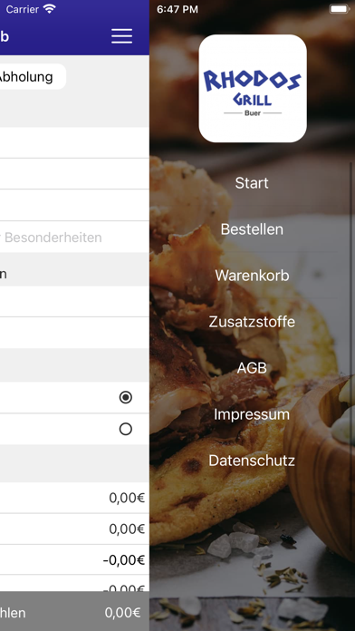 Rhodos Grill Melle Screenshot