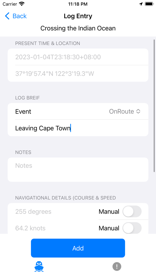 #2. Ship's Log byCaptainMJ (iOS) 由: Marcus Johansson