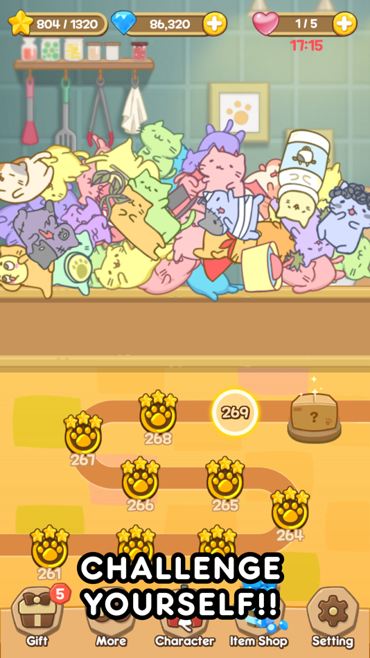 #6. MitchiriNeko Bubble (iOS) 由: NLABSOFT Co., Ltd.