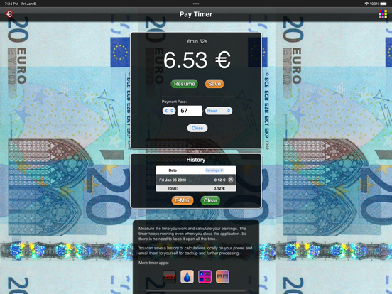 Screenshot #5 pour Pay Timer