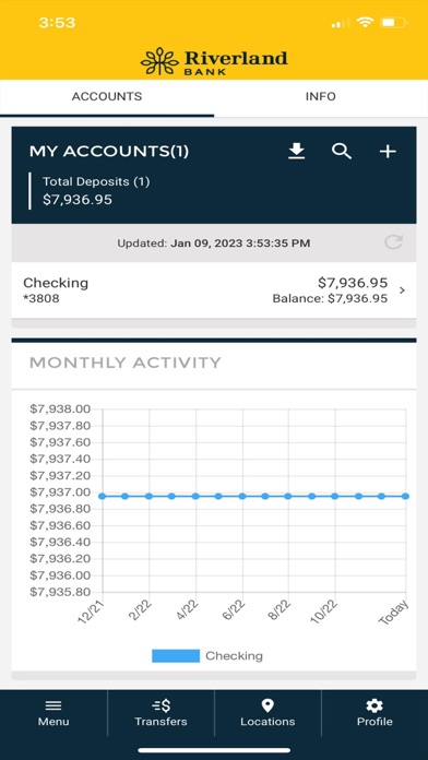Riverland Bank Mobile Screenshot
