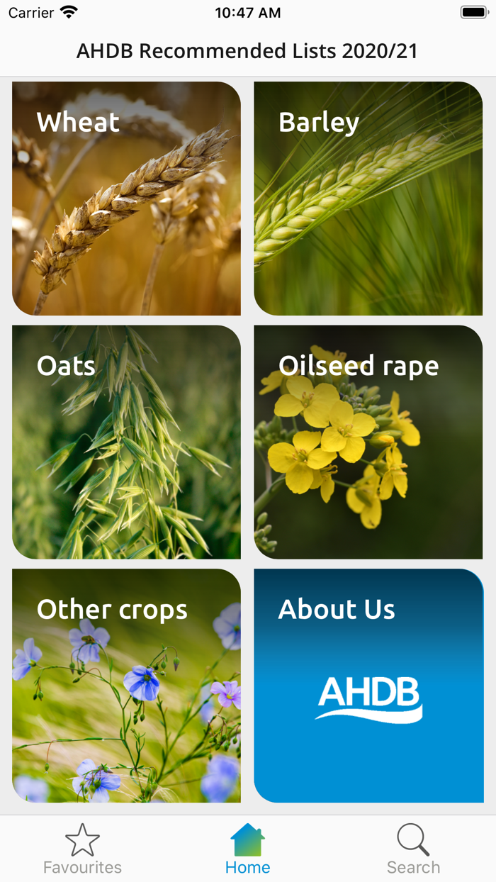 AHDB Recommended Lists