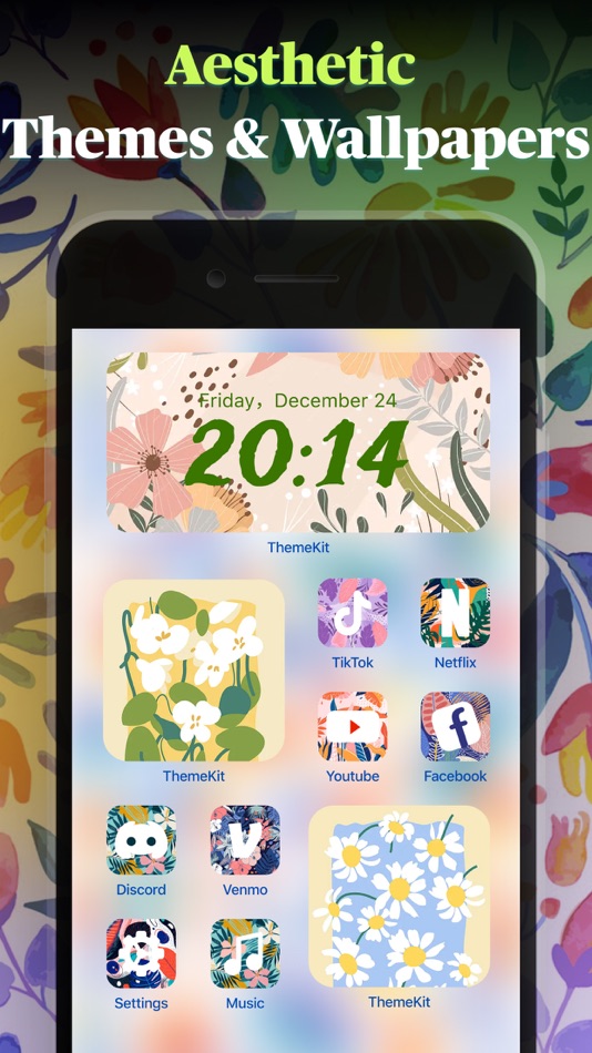 #2. Themes: Widget,Wallpaper,Icon (iOS) 由: 晶 陈