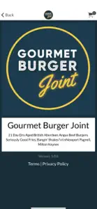 Gourmet Burger Joint screenshot #2 for iPhone