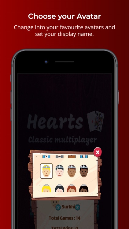 Hearts - Multiplayer Card Game screenshot-5