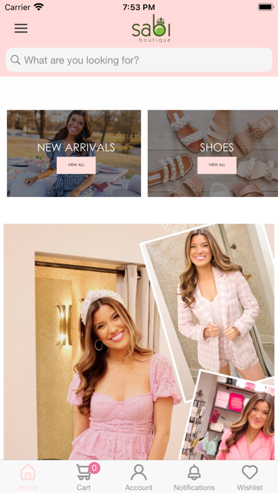 Sabi Boutique Screenshot