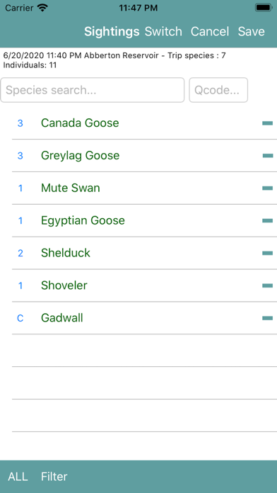Nature Lister Screenshot