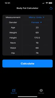body fat percentage iphone screenshot 4