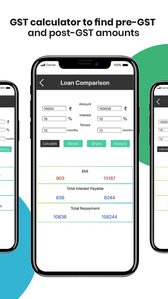 EMI, GST & Loan Calculator - 2.0 - (iOS)