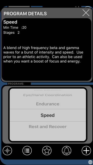 Brain Wave Neuro Athletic Trainer - 7 Advanced Binaural Brainwave Entrainment Fitness Programs Screenshot 6