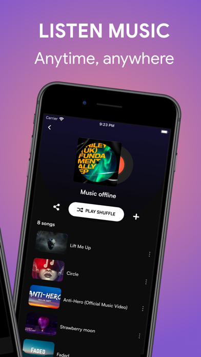 Musica XM ‣ Music Player Screenshot