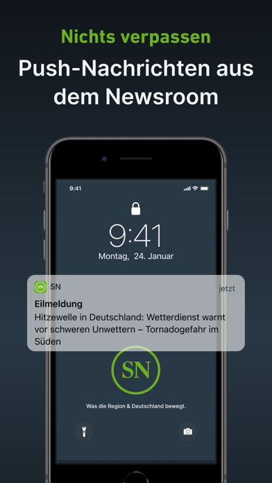 SN - Nachrichten und Podcast Screenshot