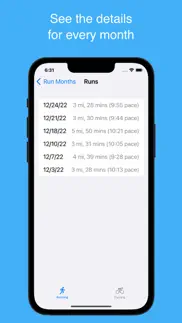 run & cycle stats iphone screenshot 4