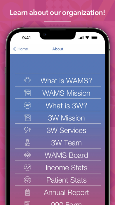 Friends of WAMS Screenshot