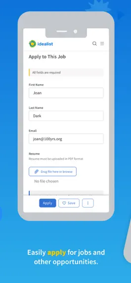 Game screenshot Idealist Job Search apk