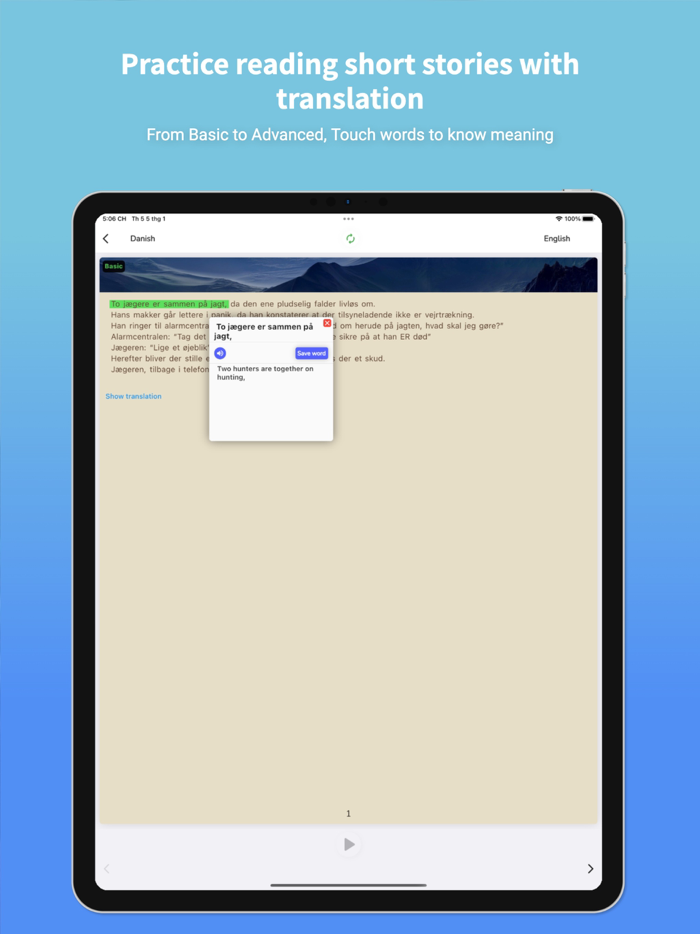 Danish Translator and Learn 