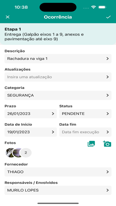 Produção (novo) Screenshot