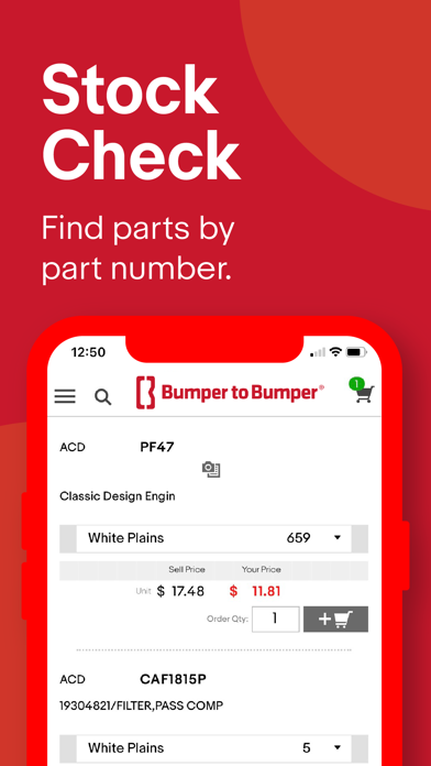 Bumper to Bumper mobile Screenshot