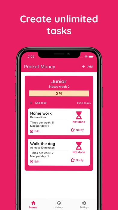 Pocket Money - my allowance Screenshot