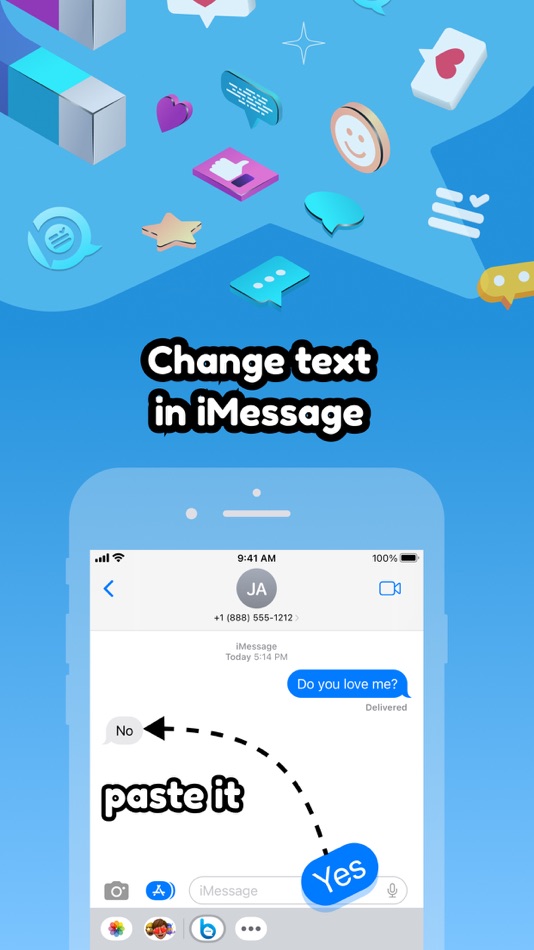 #2. BubbleX - iMessage Sticker App (iOS) By: Cao Tran