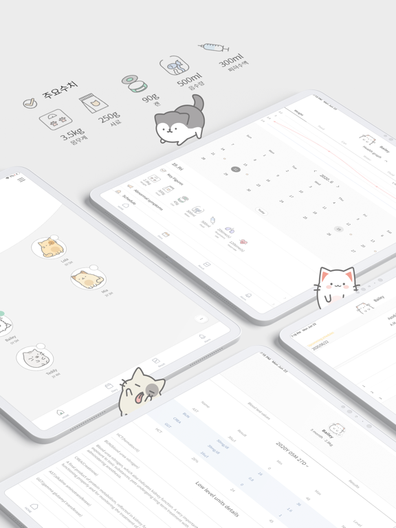 PetCareDiary - pet health care iPad screenshot 2 - Lifestyle app