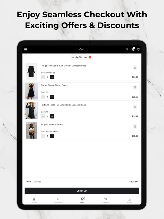 BEYOND fashion iPad screenshot 5 - Shopping app