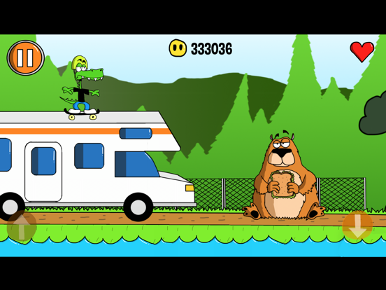 Skater Gator iPad screenshot 3 - Games app